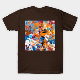 Urban Street Expression Abstract Painting T-Shirt